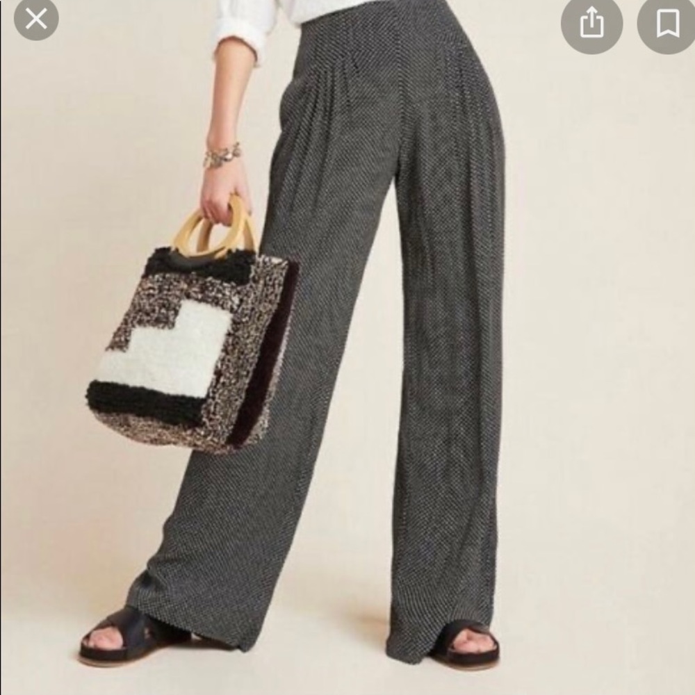 Anthropology Maeve Cabo Wide Leg Pant.